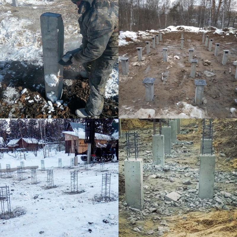 Забивные ЖБ сваи